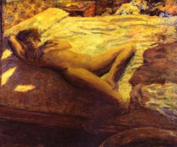 皮耶 勃納爾 Woman Reclining on a Bed(The Indolent Woman)